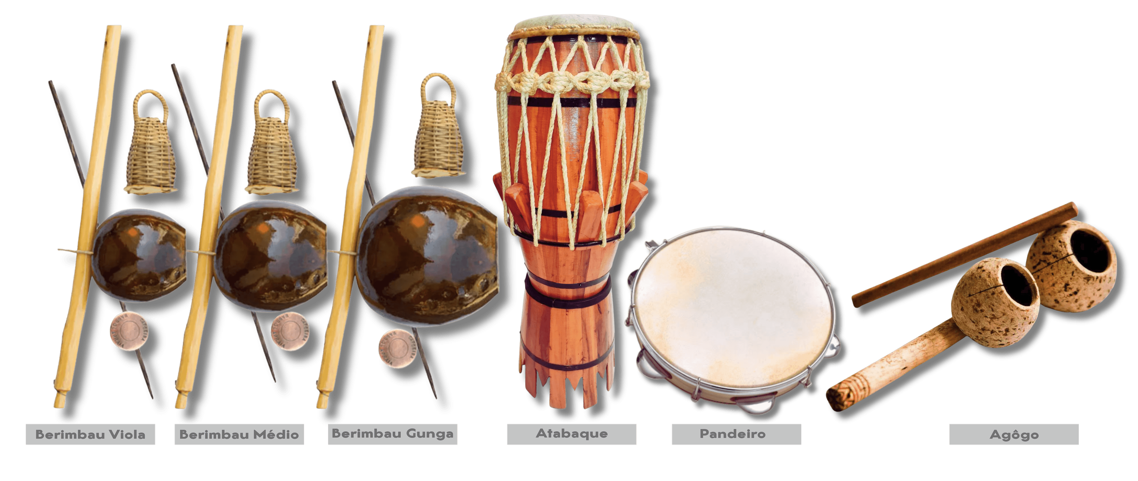 Instrumentos da Capoeira Mandara